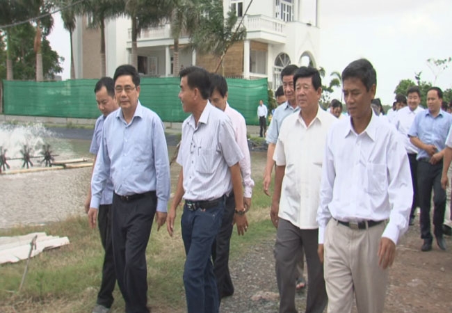 Глава минсельхоза Вьетнама совершил рабочую поездку в провинцию Шокчанг